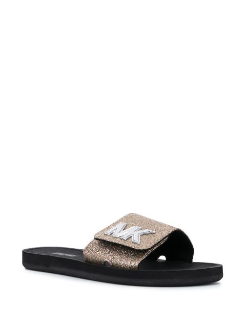 Michael Michael Kors touch-strap Logo Sliders - Farfetch