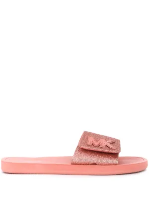 michael kors flip flops womens orange