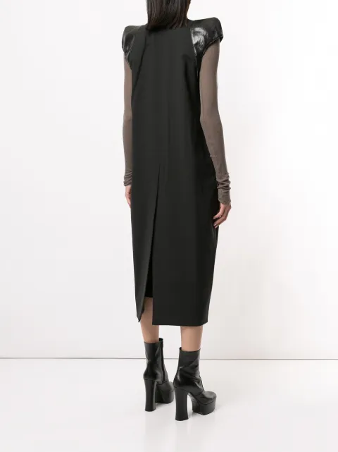 Rick Owens structured-shoulder coat RO20S1953WPHDLQ - 3