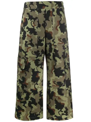 women's flare cargo pants