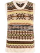 Image 1 of Baum Und Pferdgarten intarsia-knit scoop neck vest