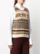 Baum Und Pferdgarten intarsia-knit scoop neck vest