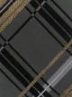 Emporio Armani tartan pattern tie