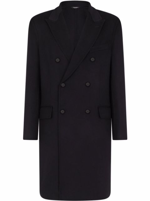 Dolce & Gabbana double-breasted cashmere coat Men