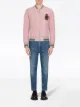 Image 2 of Dolce & Gabbana logo patch bomber jacket