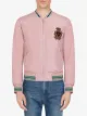Dolce & Gabbana logo patch bomber jacket