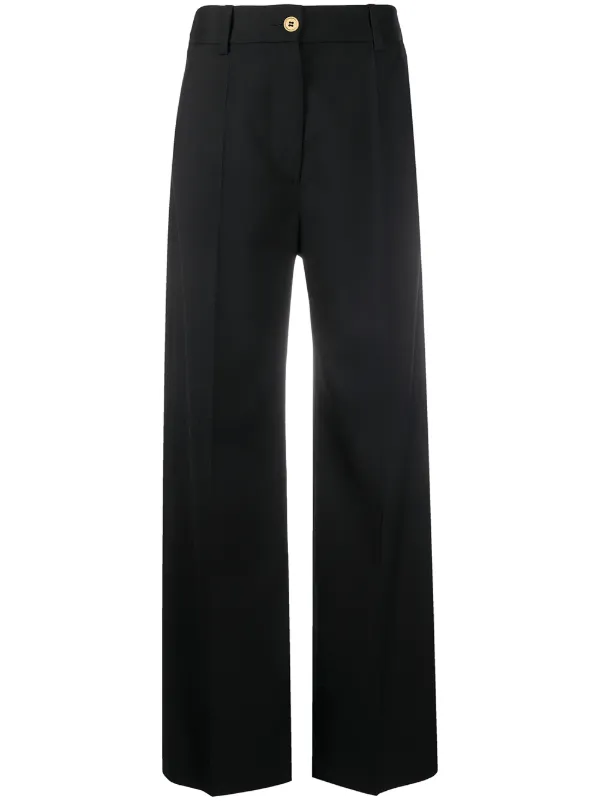 Patou Iconic Wool Trousers in Black