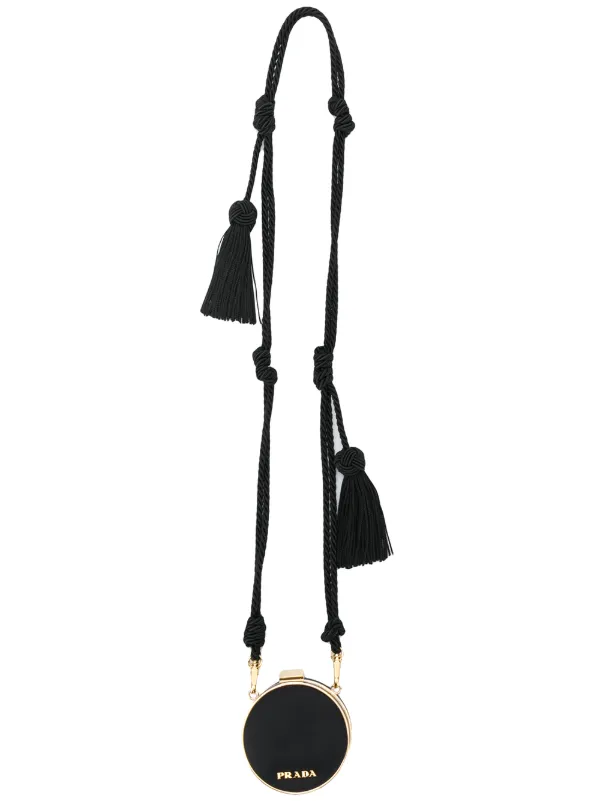 Prada necklace bag store