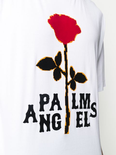 palm angels rose tshirt