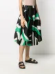 Pleats Please Issey Miyake graphic print pleated skirt