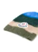 Moncler mohair blend stripe knit hat