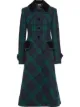 Image 1 of Miu Miu single-breasted tartan coat