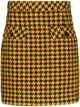 Image 1 of Rixo houndstooth pattern mini skirt