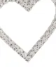 Alessandra Rich oversized heart earrings