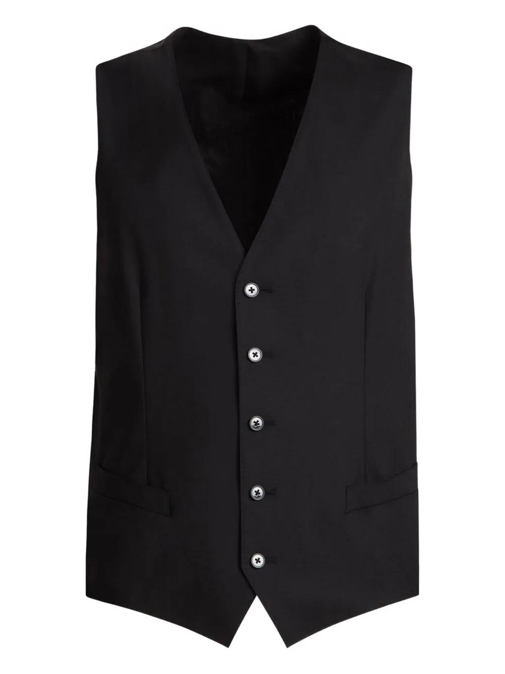 Dolce & Gabbana virgin wool waistcoat | Black | Image 1