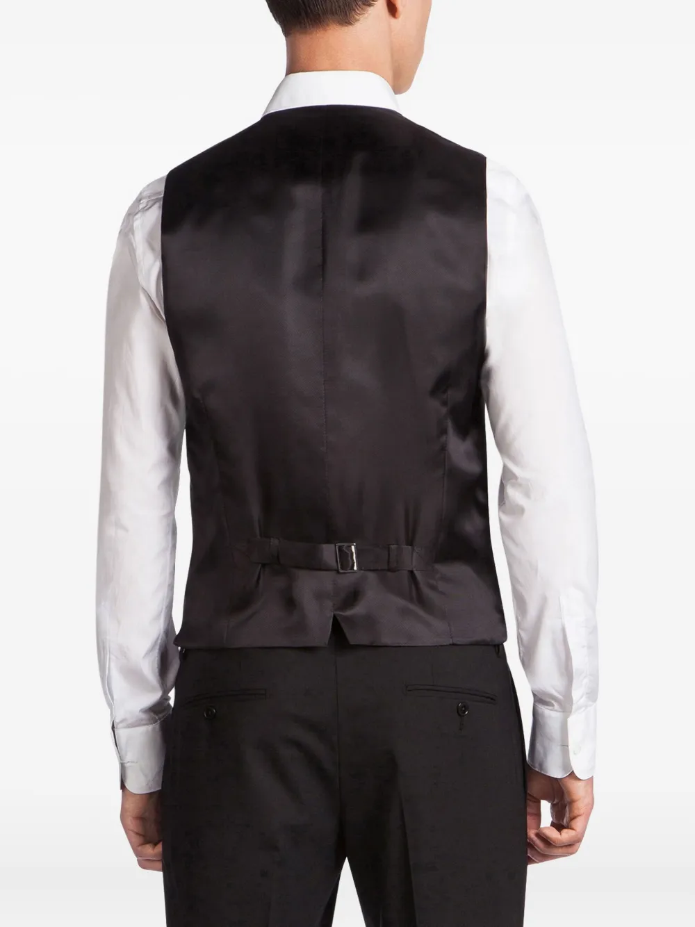 Dolce & Gabbana Gilet van scheerwol Zwart