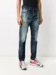 Diesel straight-leg faded jeans