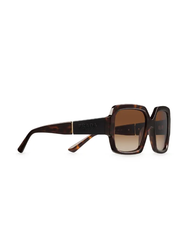prada monochrome sunglasses