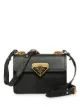 Image 1 of Prada logo-plaque leather shoulder bag