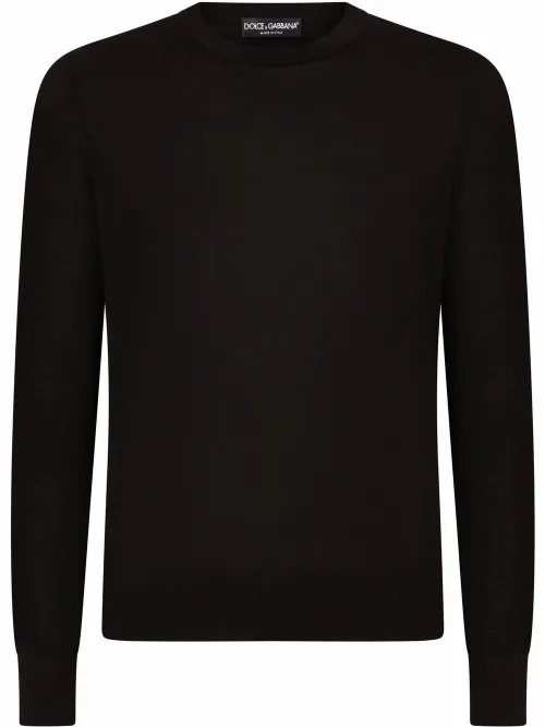 Pull en cachemire à col rond - Dolce & Gabbana - Modalova