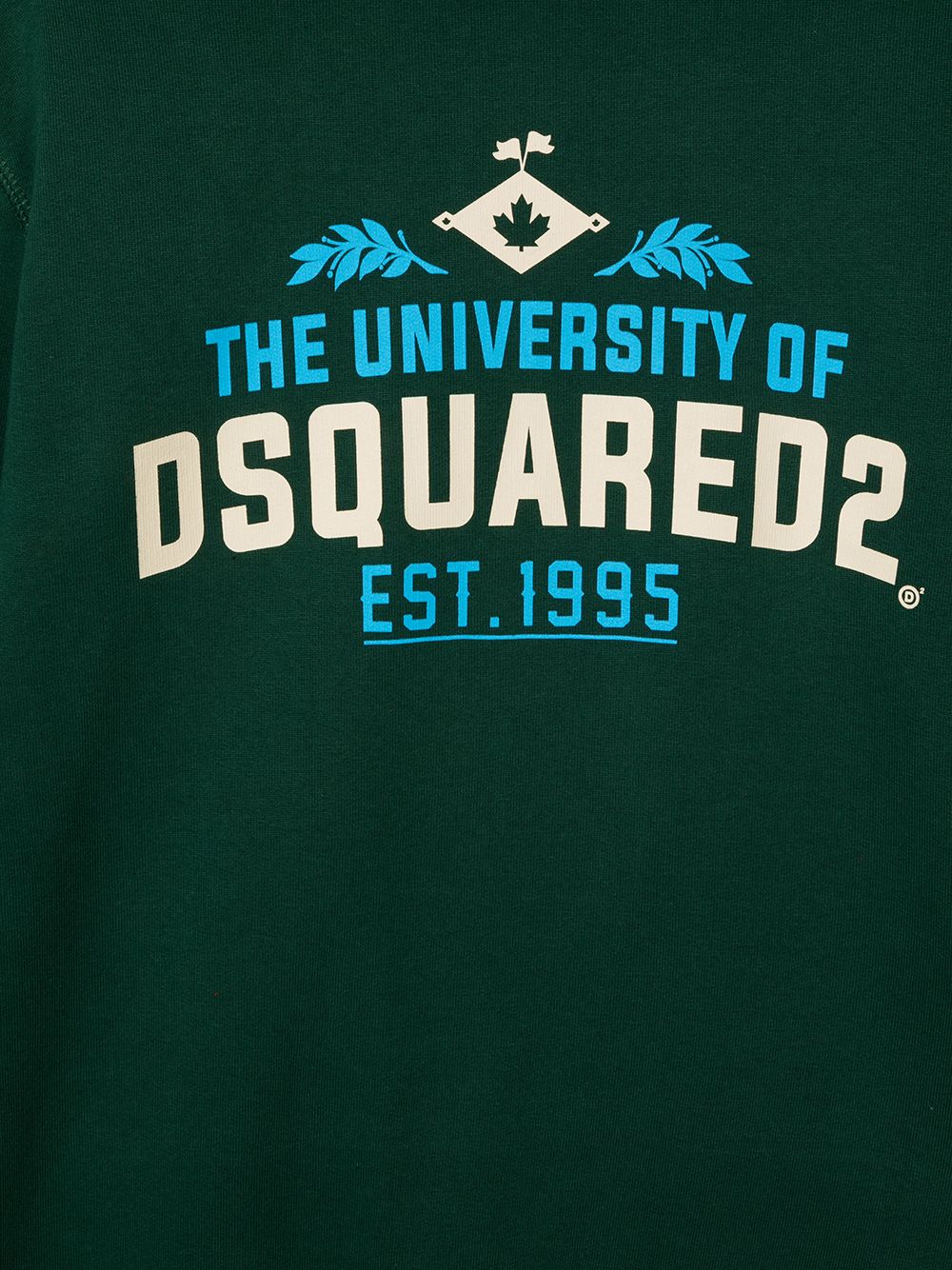 фото Dsquared2 kids толстовка с принтом university of dsquared2