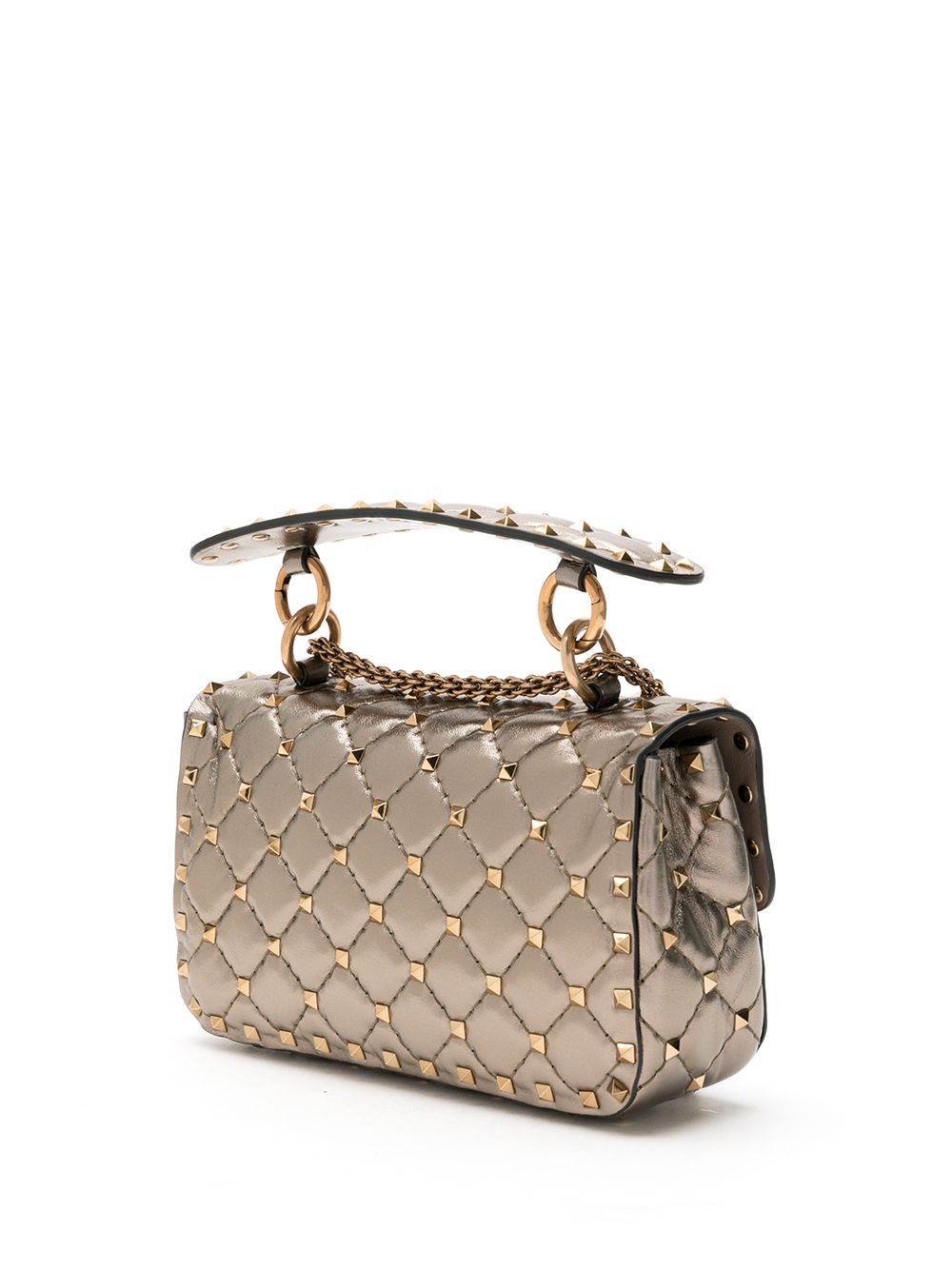 фото Valentino garavani bolsa rockstud spike metalizada