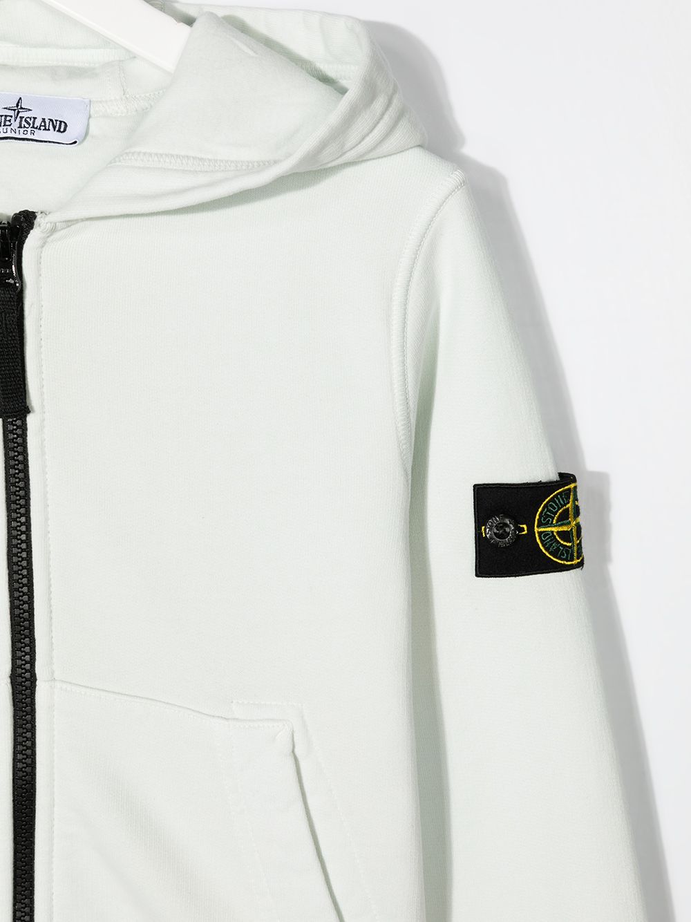 фото Stone island junior худи на молнии с нашивкой-логотипом