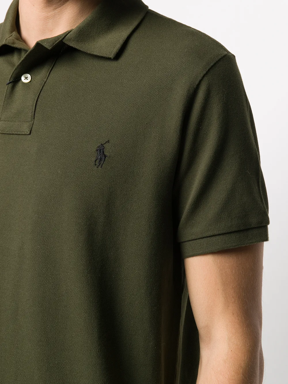 Polo Ralph Lauren Effen poloshirt Groen