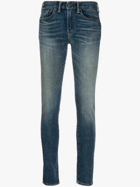 Ralph Lauren RRL stonewashed mid-rise skinny jeans