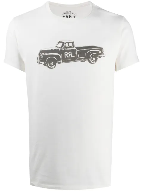 Ralph Lauren RRL T-Shirt mit Truck-Print