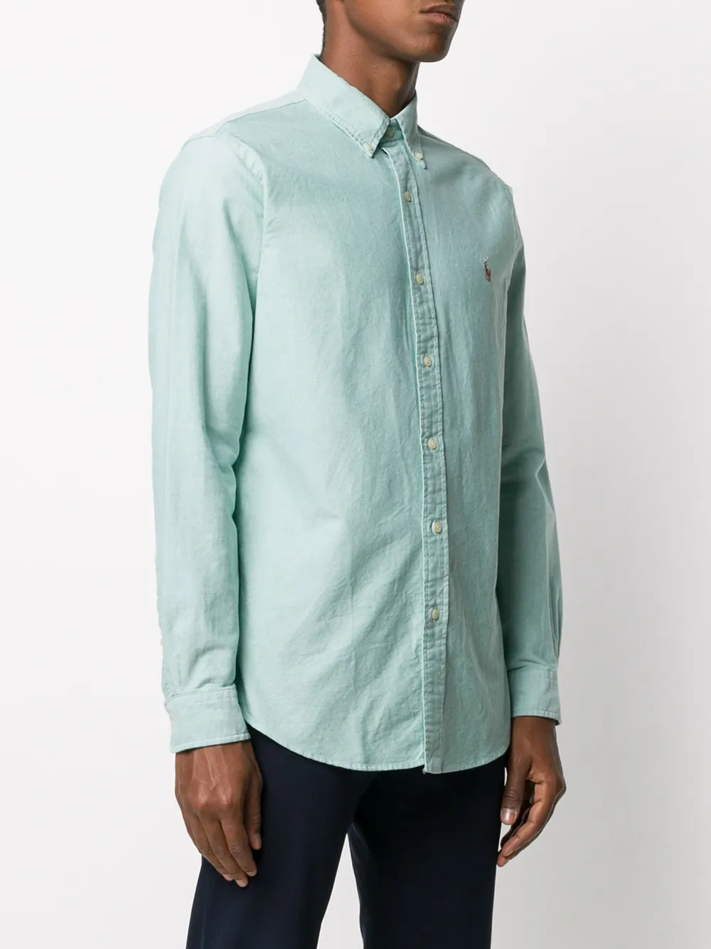 Polo Ralph Lauren Overhemd met geborduurd logo Groen