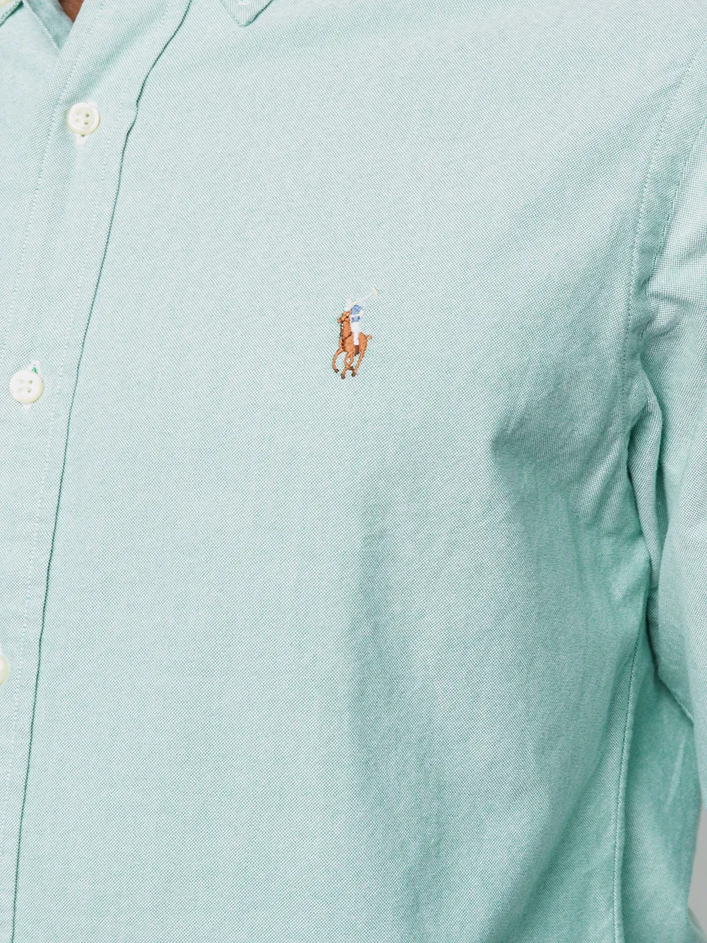 Polo Ralph Lauren Overhemd met geborduurd logo Groen
