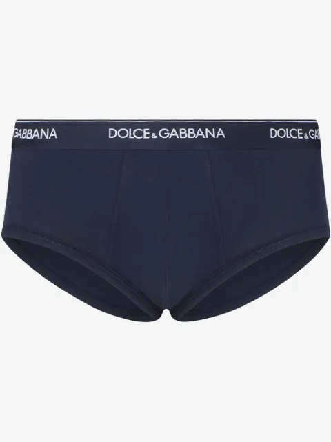 Dolce & Gabbana Brando logo-waistband briefs (pack of two)