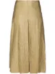 Image 1 of Fendi metallic-effect A-line midi skirt