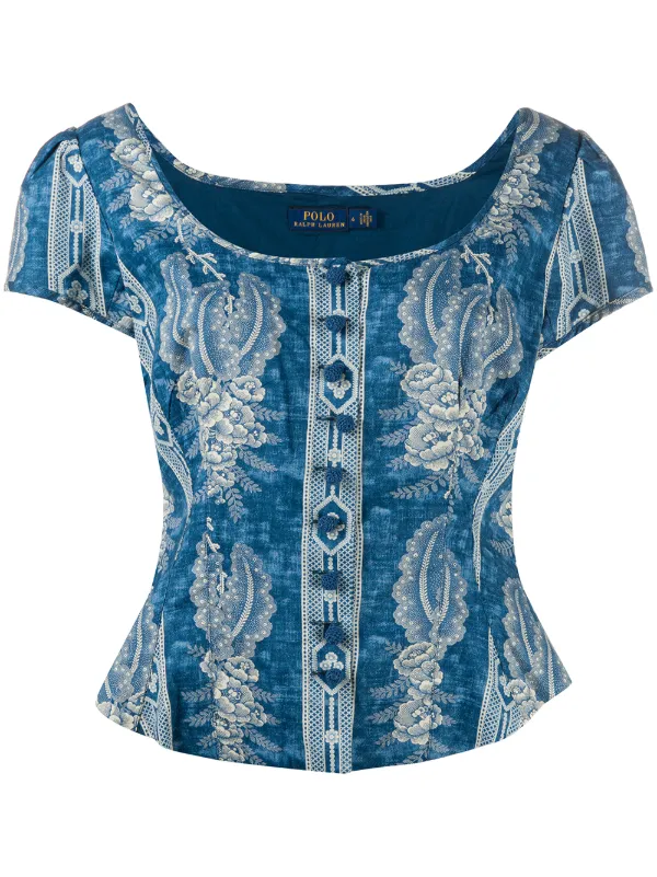 ralph lauren peplum top