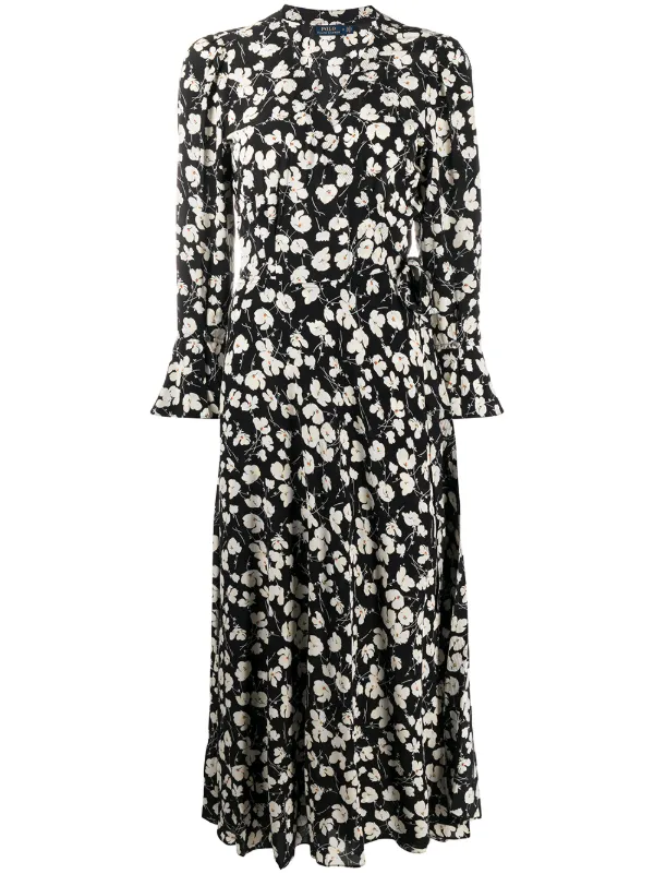 ralph lauren floral midi dress