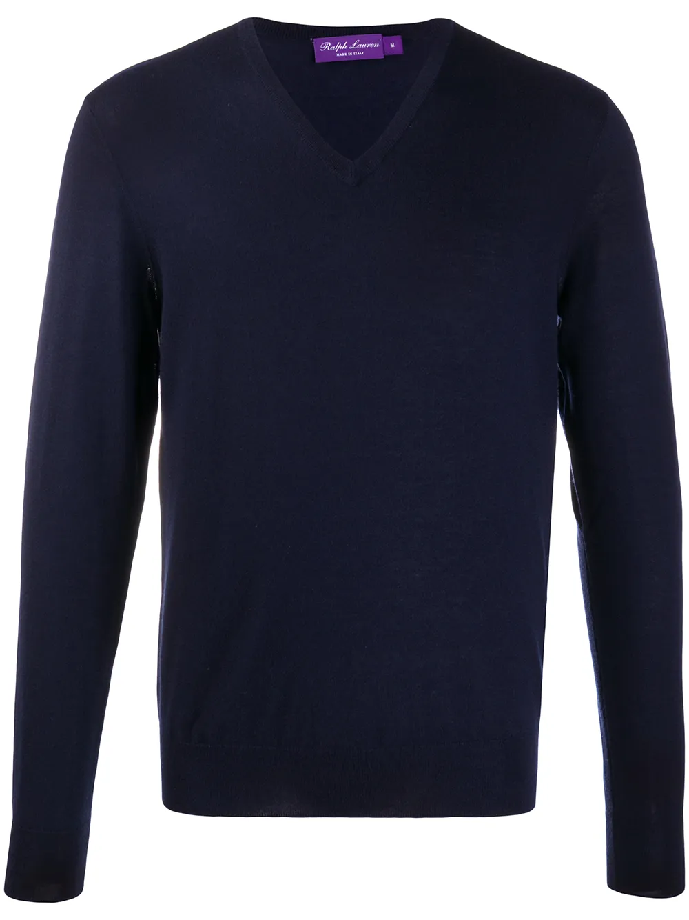 Ralph Lauren Purple Label Vネック プルオーバー - ブルー Ralph Lauren Purple Label Vネック プルオーバー - ブルー