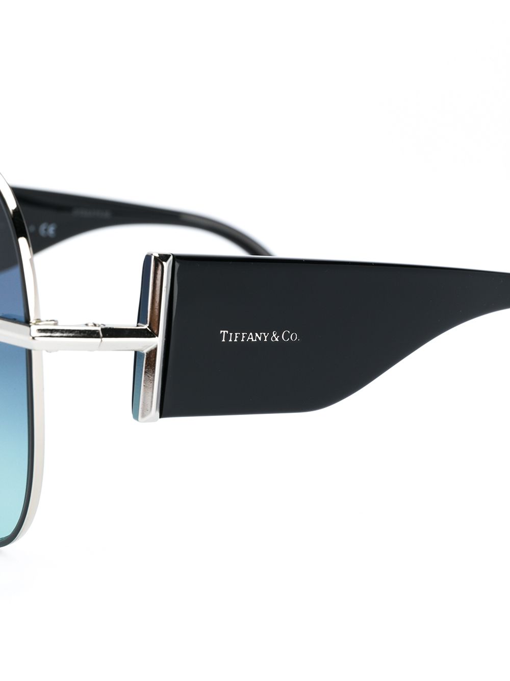 фото Tiffany & co eyewear солнцезащитные очки в массивной оправе