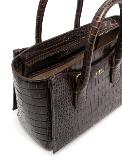 ralph lauren embossed bag