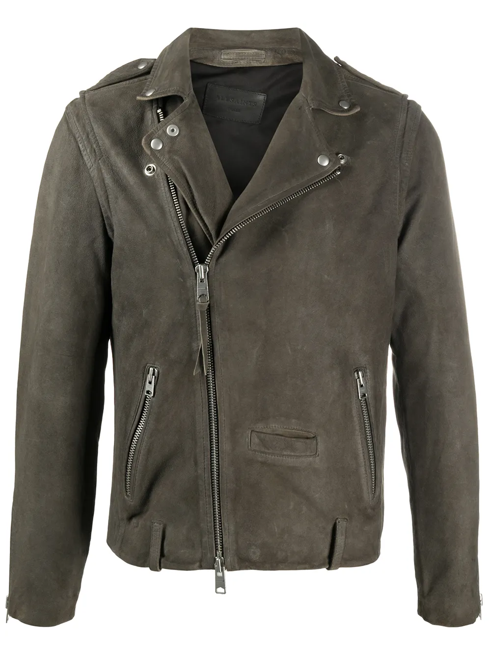 AllSaints байкерская куртка с косой молнией JADONML035S фото