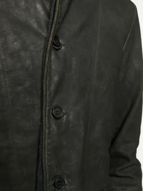 survey leather blazer