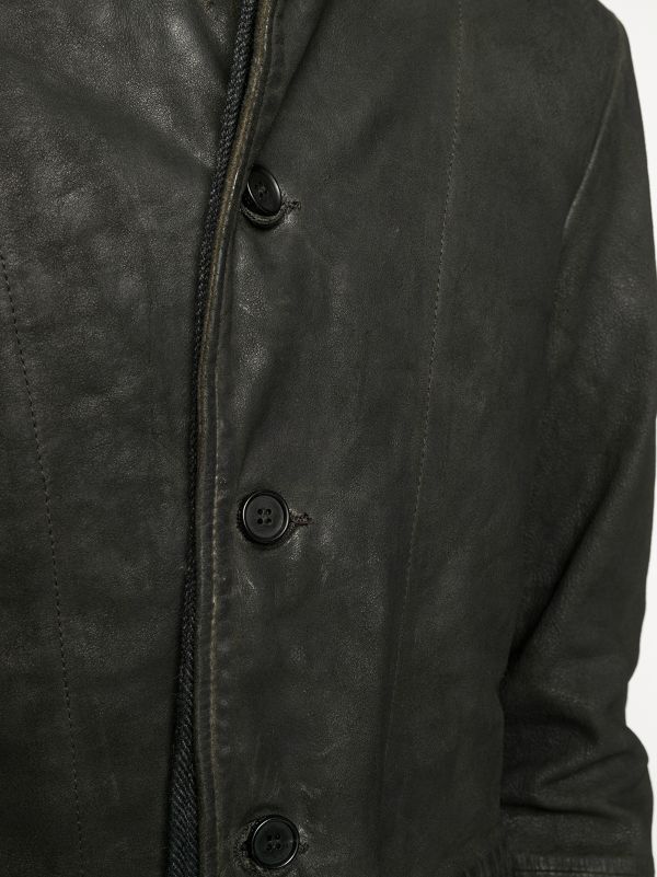 all saints survey leather jacket