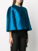 Alberta Ferretti cropped sleeves cape jacket