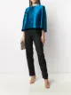 Image 2 of Alberta Ferretti cropped sleeves cape jacket