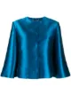 Image 1 of Alberta Ferretti cropped sleeves cape jacket