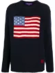 Image 1 of Ralph Lauren Collection flag logo cashmere jumper