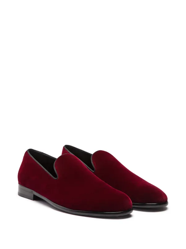 Dolce & Gabbana ドルチェ＆ガッバーナ ベルベット スリッポン - FARFETCH
