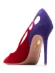 Image 2 of Aquazzura colour-block 105mm suede pumps
