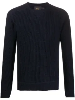 ralph lauren waffle jumper