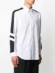 Les Hommes side stripe long-sleeved shirt